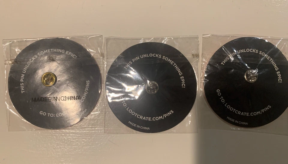 3 Pins Lootcrate Lootpins February, May, August 2016 World Of Warcraft Sylvanas - Image 2 of 2