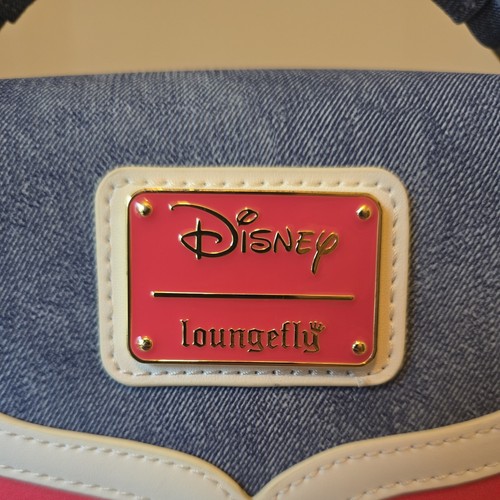 Bolso Bandolera Loungefly Disney Mickey & Minnie Western Denim - Nuevo con Etiquetas - Imagen 4 de 7