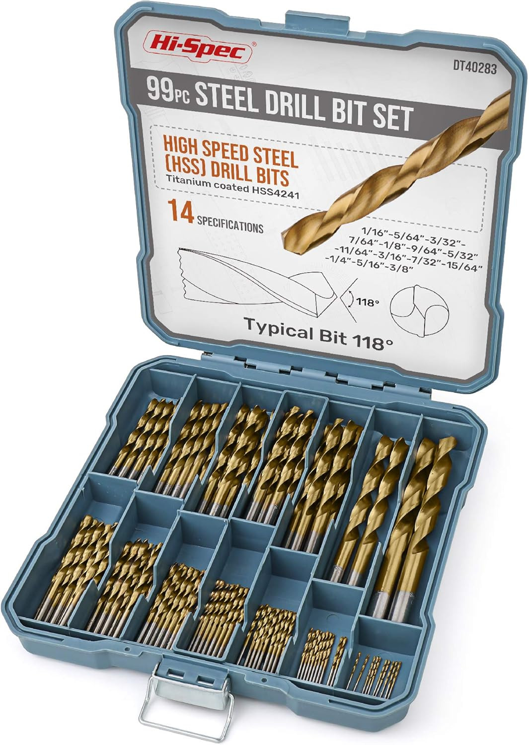 Set Punte Trapano Professionale Ferro e Metallo - Acciaio HSS