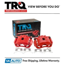 TRQ Performance Front Brake Caliper Set Fits 2012-2015 Honda Civic 2009-2019 Fit