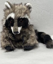 Folkmanis Raccoon Hand Puppet Plush Full Body Realistic Animal Toy Stuffed