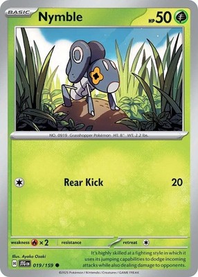 Nymble [JTG 019/159] Pokémon SV09: Journey Together Common EN