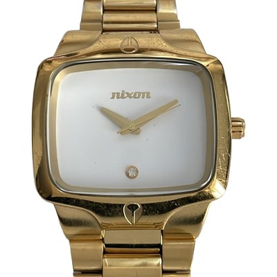 NIXON プレイヤー　ゴールド×ゴールド Nixon Big Player All Gold Watch | Boardparadise.com