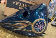 Custom Airbrush Oil Tank Harley Sportster 883 1200 94-03 DreamCatcher Artwork!
