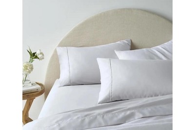 Accessorize Bedroom Collection 1900TC Cotton Rich Sheet Set (White) - King