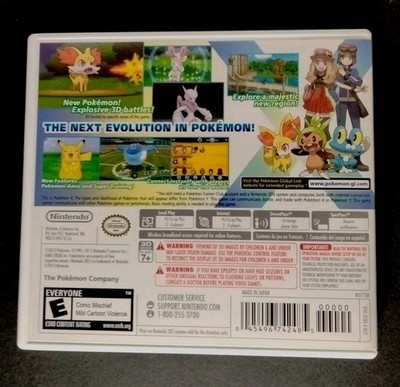 Pokemon X Nintendo 3ds Authentic Box Case Artwork ONLY | eBay