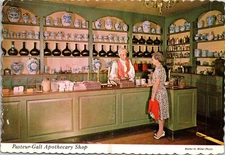 Pasteur Galt Apothecary Shop Williamsburg Virginia  Postcard