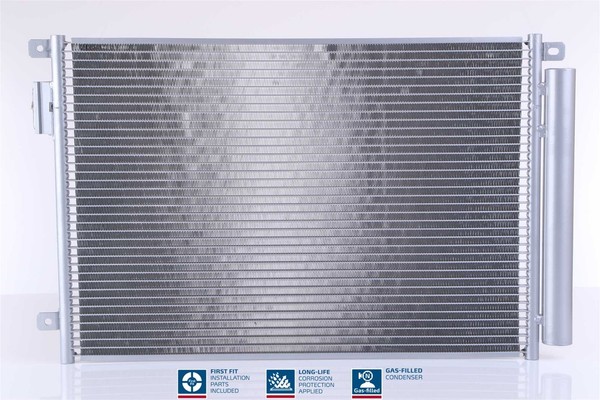Kondensator Klimaanlage ** First FIT ** Nissens 940693 FüR 500 Fiat Aluminium-image