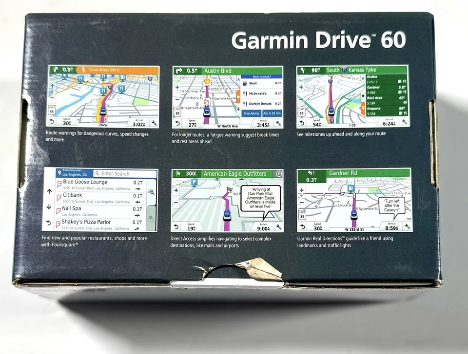 Garmin Drive 60 USA CAN LM 6" Touchscreen w Box Read - Image 2 of 4