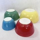 Pyrex Primary Colors Nesting Mixing Vintage Bowls Set of 4 - 401, 402, 403, 404