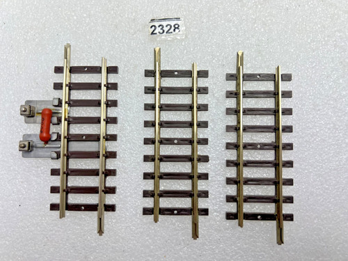Hornby Dublo 1/3 Neusilber Geraden + Stromschiene - Spur O - (2328) | Condition: Used
