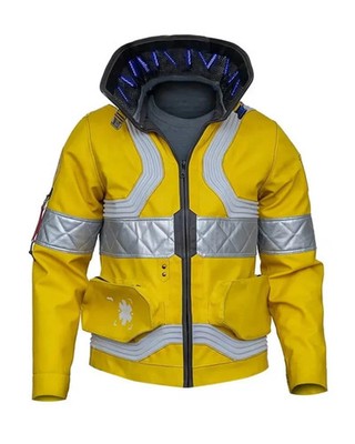 Handmade Cyber-Punk Style Yellow EMT Cosplay Jacket