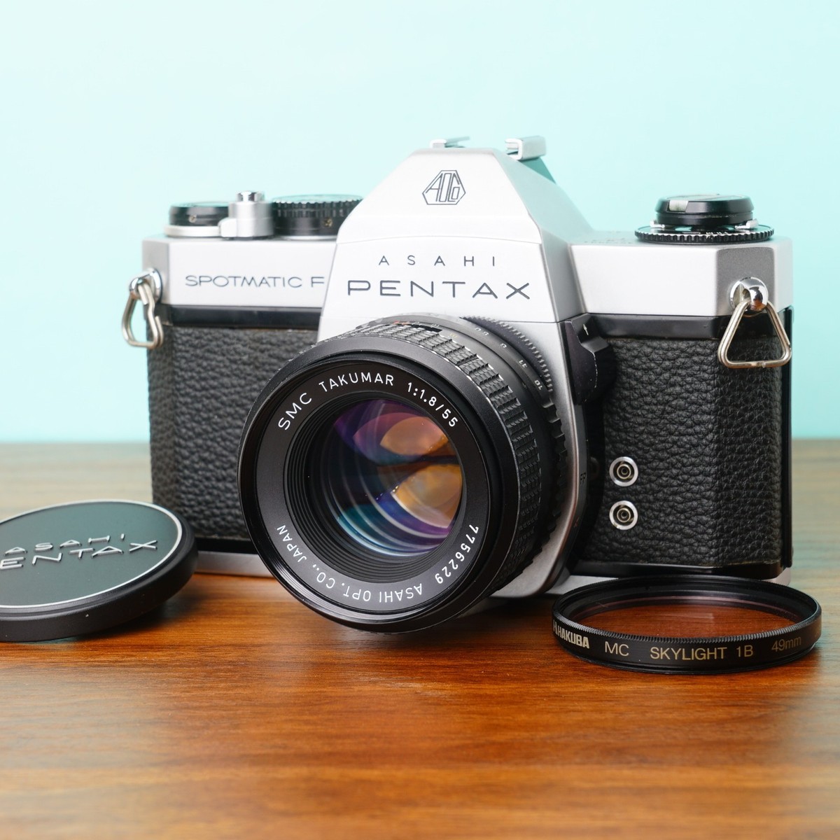 MINT] PENTAX Spotmatic F SMC Takumar 55mm f1.8 FILM CAMERA