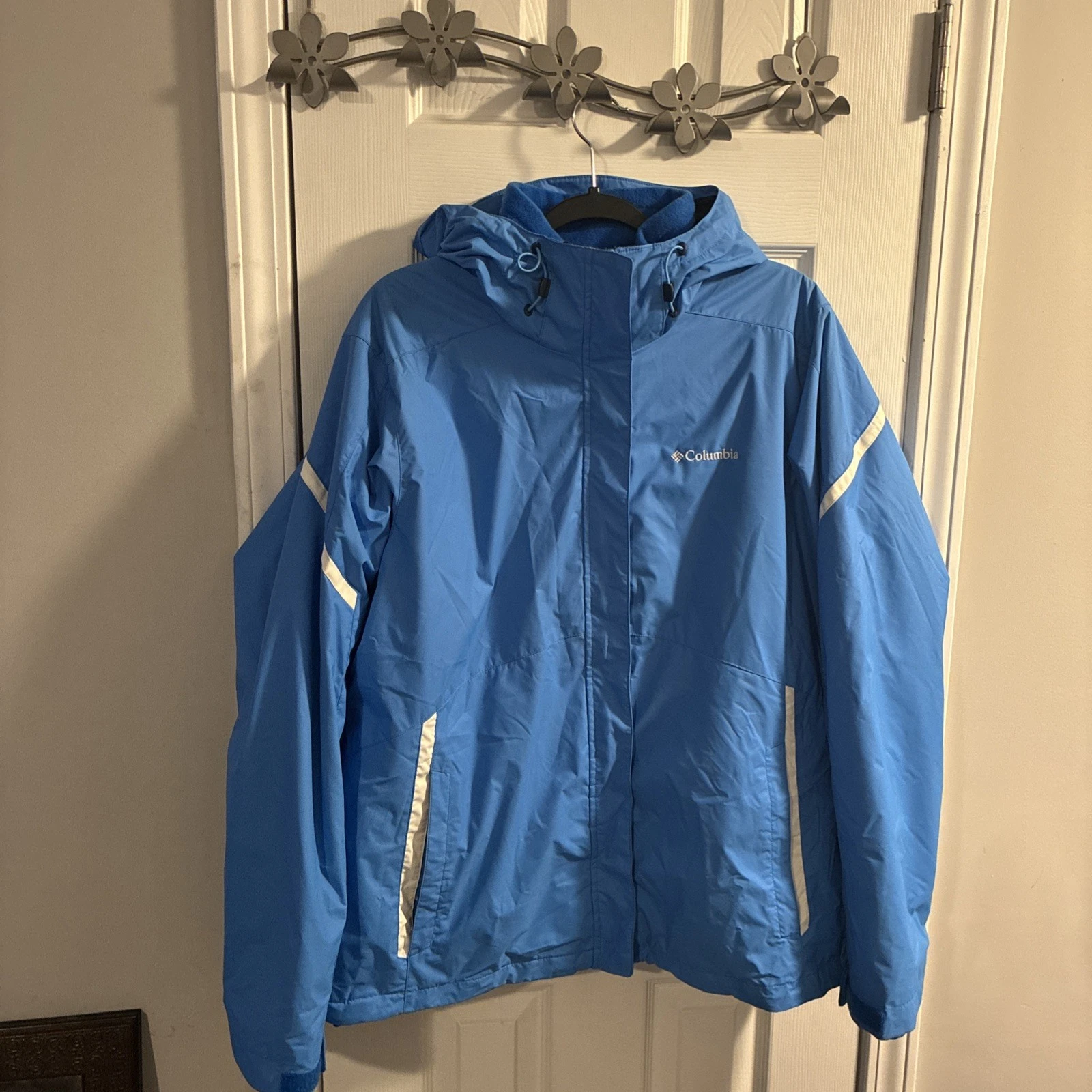 Columbia Sportswear Core Interchange Jacket Mens XL Light blue
