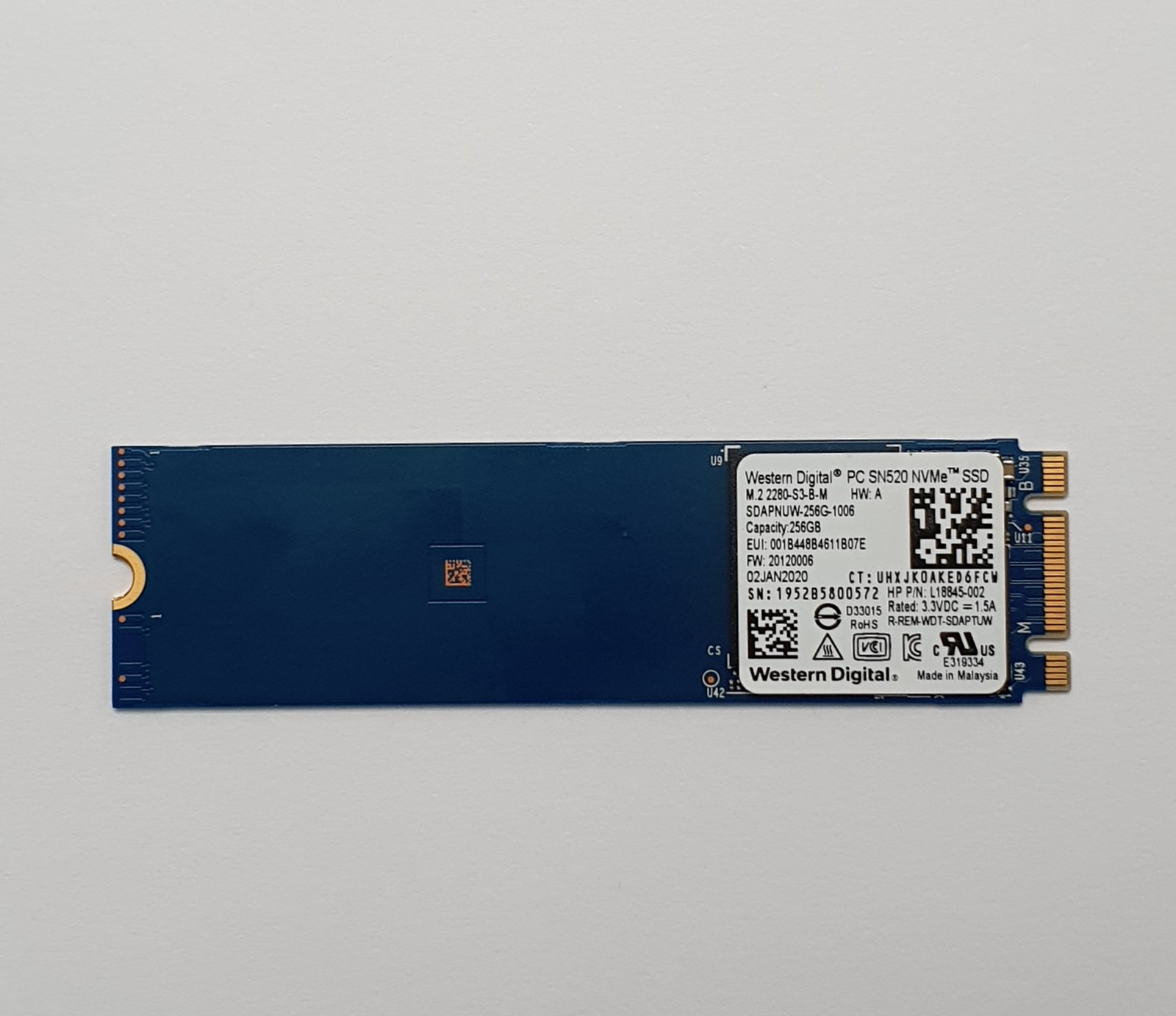 256GB M.2 SSD Solid State Laptop Desktop M+B Key 2280 NVMe 6 MONTH WARRANTY