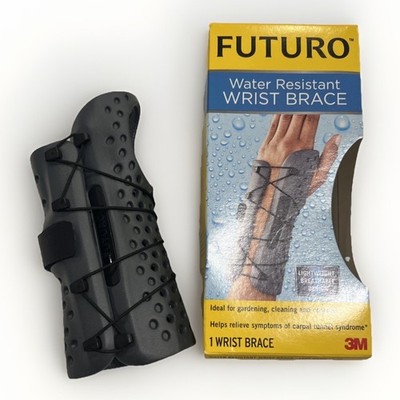 FUTURO Water Resistant Wrist Brace LEFT Handed  MEDIUM & SMALL Sizes  S/M Proof