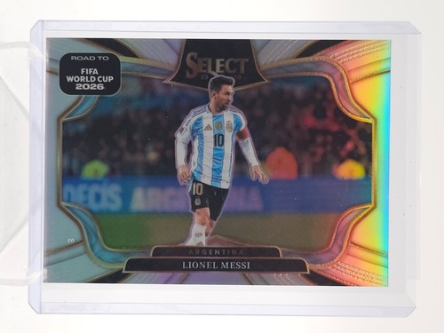 LIONEL MESSI 2025-26 SELECT ROAD TO FIFA WC FIELD LEVEL SILVER PRIZM Q8087