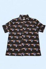 New Englad Patriots Collar Shirt  Size L Short Sleeve