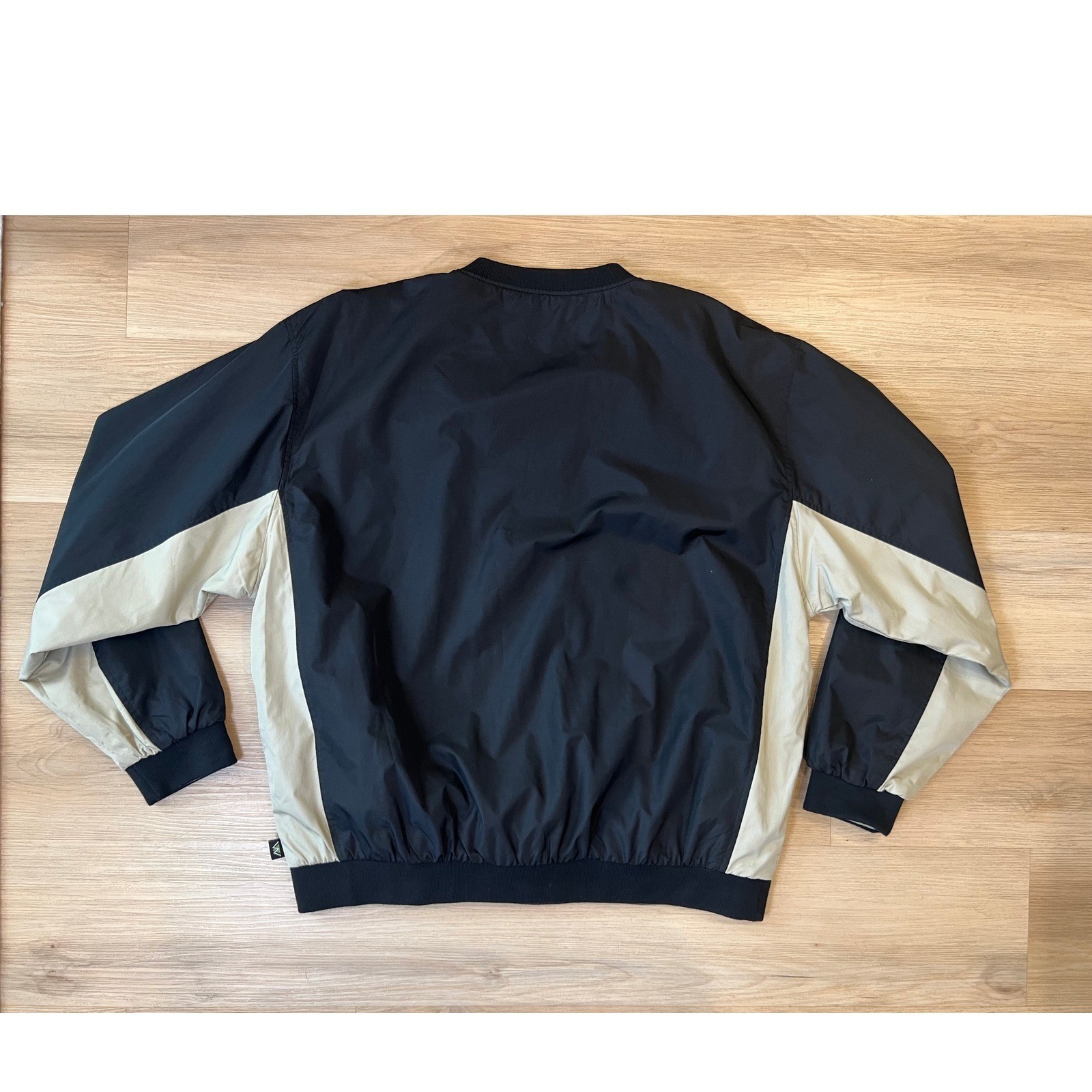 Classic Golf Pullover Reversible Jacket - Black a… - image 3