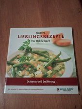 Buch Unsere Lieblingsrezepte für Diabetiker Berlin-Chemie Menarini