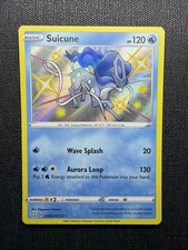Pokemon Suicune SV022/SV122 Shiny Holo Shining Fates 2021 English LP on eBay