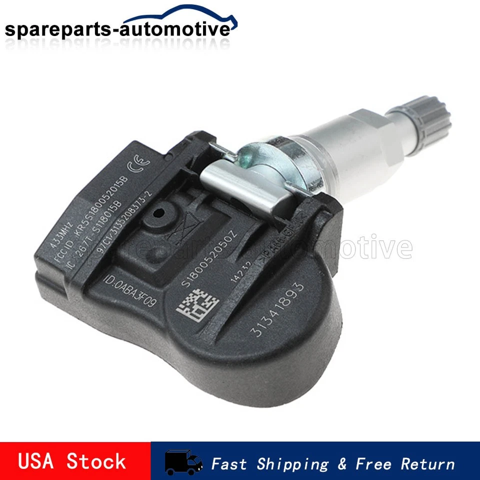 Juego de 4 sensores de presión de neumáticos TPMS 31341893 aptos para Volvo XC70 C30 S60 V50 XC60 Foto 4 de 4