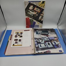 Creative Memories Page Patterns Organizer Binder with Inserts Dated 2002-2004