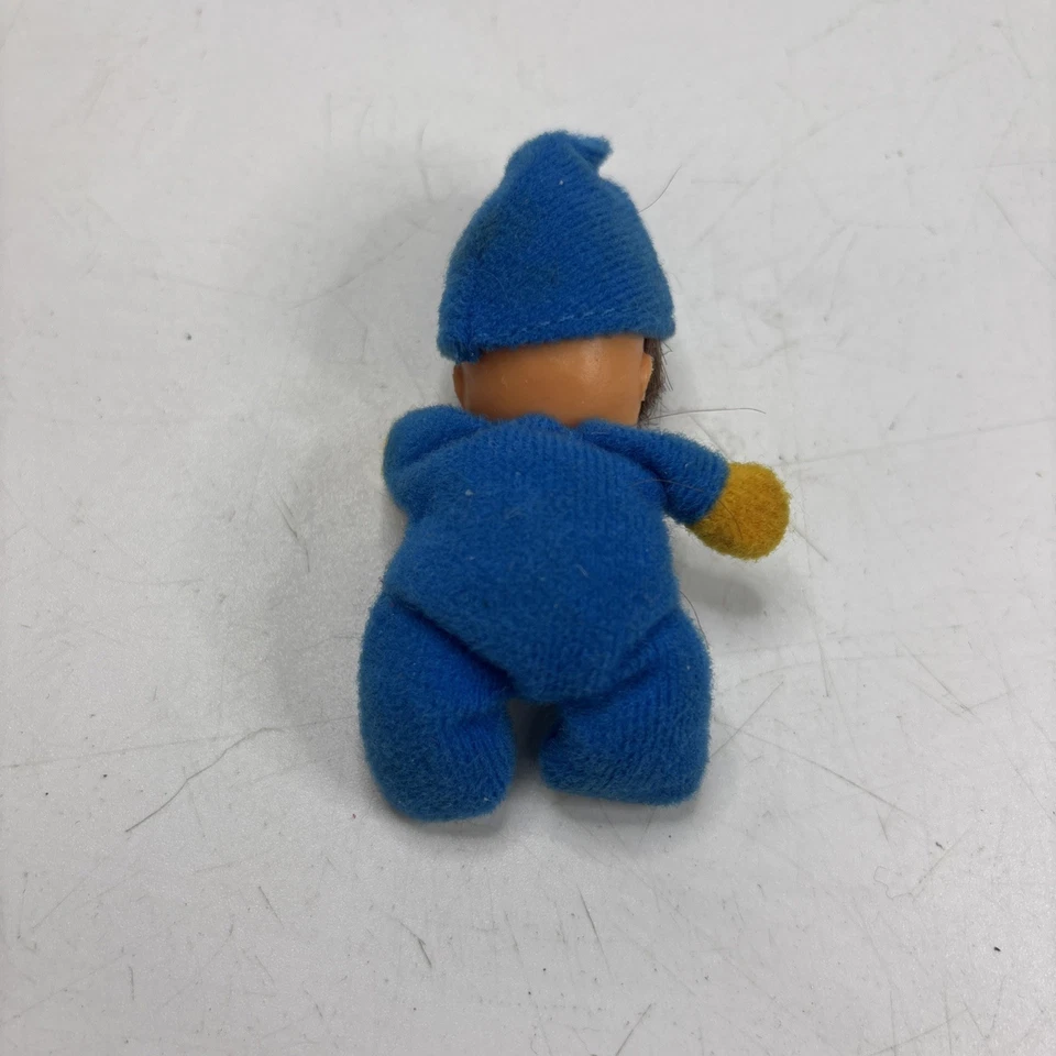 FIAMMIFERINO GIG ORIGINAL EL GRECO VINTAGE MINI DOLL BAMBOLINA BLU 50324 #9 - Immagine 4 di 4