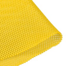 Speaker Grill Cloth 0.5x1.45M Polyester Fiber Stereo Mesh Fabric Yellow