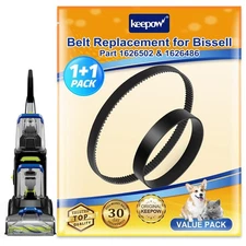 KEEPOW Vacuum Belt for Bissell 3071 PowerForce PowerBrush Pet XL Carpet Cleaner 
