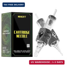 50Pcs Tattoo Cartridge Needles, Professional Assorted Kit 12 Standard - Mixed