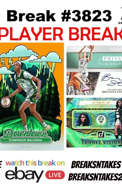 Break #3823: 2026 Panini Donruss WNBA Hobby CASE (12 BOX) Player Break
