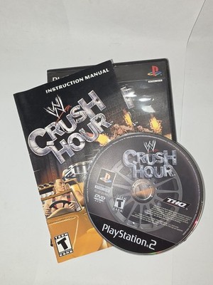 WWE Crush Hour PlayStation 2 Complete Disc Case Manual Tested