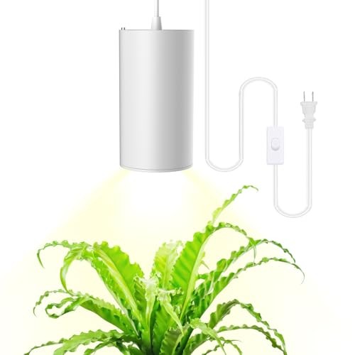LED Grow Light Plug in Hanging Lights for Indoor Plants, Full Spectrum White - Picture 2 of 8