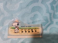 VTG 1965's United Feature Syndicate Snoopy Sticker Peanuts Woodstock