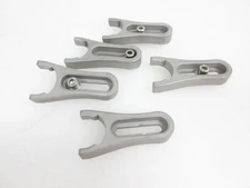 LOT 5 THORLABS CF125 CLAMPING FORK 1.25" PEDESTAL BASES -4 CAPTIVE SCREWS CF125C