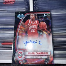 2024-25 Bowman University Chrome - Chrome Prospect Autographs Jaloni...