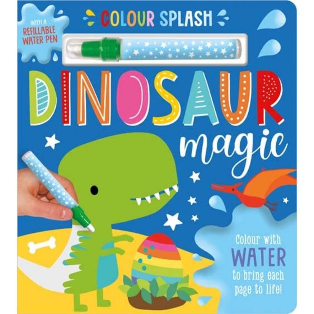 Colour Splash Dinosaur Magic Make Believe Ideas Kids Colouring Activity Book