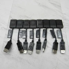 8 LOT - Dell OEM DisplayPort to VGA Video Dongle Adapter Cable DANBNBC084 5KMR3