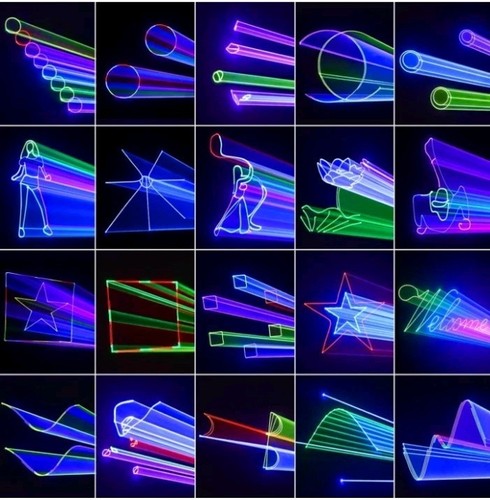 Luz DJ para Fiesta, Programable con Imágenes Personalizadas para Fiesta, RGB, Sound Activa - Imagen 5 de 5