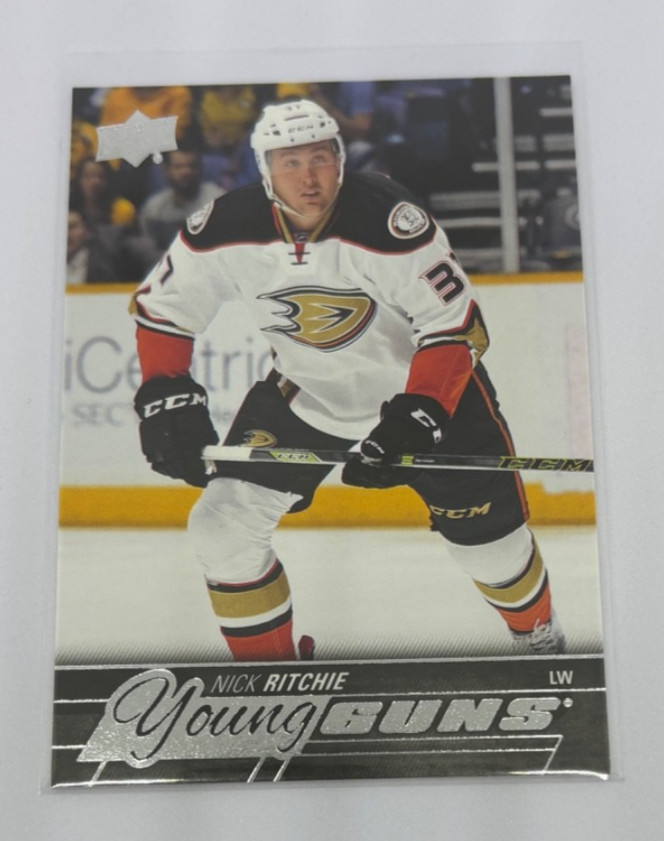 2015-16 Upper Deck #496 Nick Ritchie YG RC Young Guns Rookie Anaheim Ducks