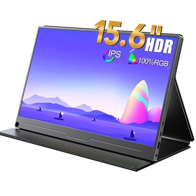 UPERFECT 15,6'' Tragbarer Monitore 4K 3840*2160 HDR Zweiter Bildschirm mit VESA