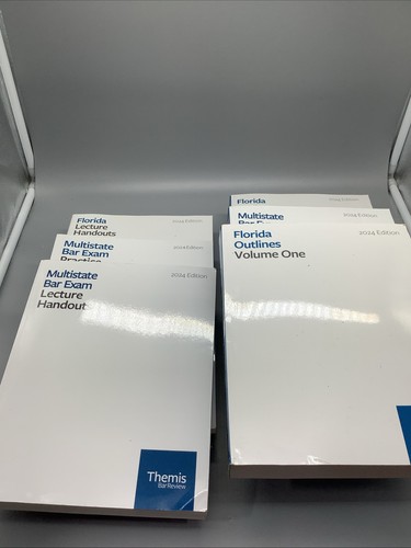 Florida Bar Exam Prep Materials & Multistate Themis 2024 (Full Set 6 ...