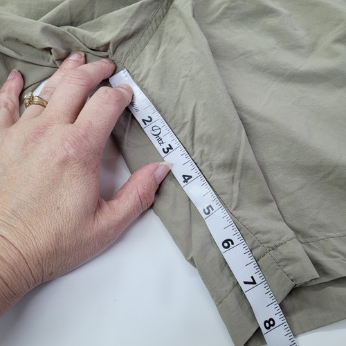 Columbia Hombres Nylon Cinturón Senderismo Pantalones Cortos Informales Activos Aire Libre Beige Forrado XL - Imagen 9 de 12