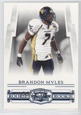 2007 Donruss Threads Rookie Century Proof Blue 191/350 Brandon Myles #171 0b9