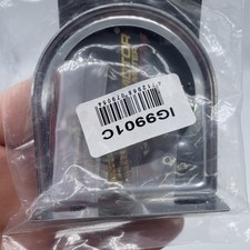 Motor Meter Racing Universal Single Gauge Mounting Panel Chrome 52mm 2-116 Inch