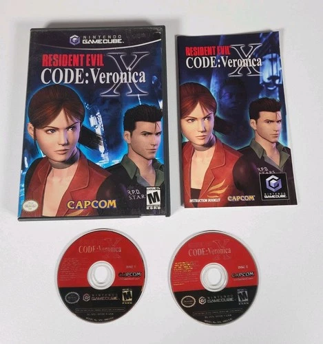 Resident Evil Code Veronica X - Nintendo GameCube CIB - *FULLY TESTED & WORKS*
