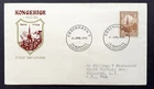 Denmark stamps 1955 Danish Kingdom 1000th Anniv Rare first day cover 20c to USA