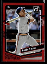 2023 PANINI DONRUSS HOLO RED #162 ROBIN YOUNT #/2023 BREWERS