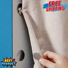 2/6/12 Pcs Magnetic Curtain Clips Weights Holders Buckle Drapery Closure USA